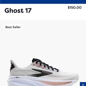 Brooks Ghost 17, size 8